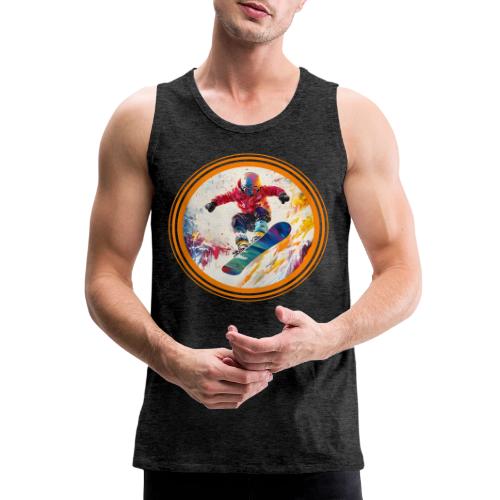 Snowboarding Horizon - Men's Premium Tank