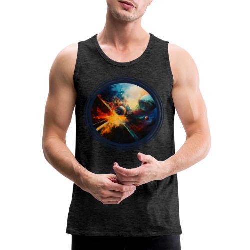 Planets in Turmoil - Men's Premium Tank