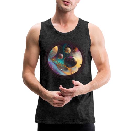 Planets in the Abstract - Men's Premium Tank