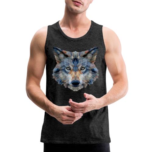 Wolf: Chromatic Wild Gaze - Men's Premium Tank