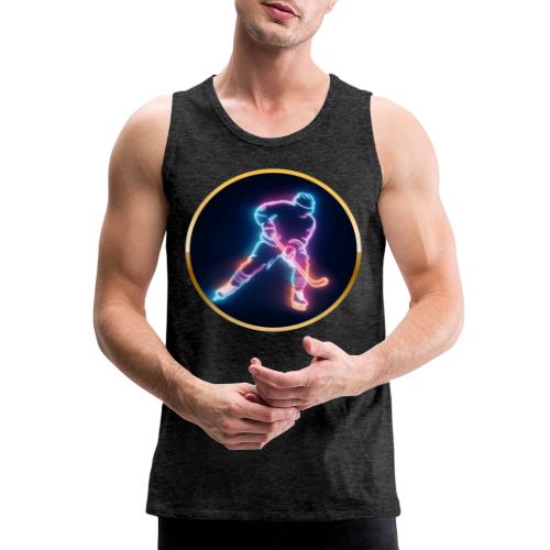 Golden Neon Hockey - Men's Premium Tank