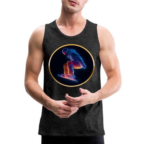 Snowboarding: Arctic Neon Leap - Men's Premium Tank