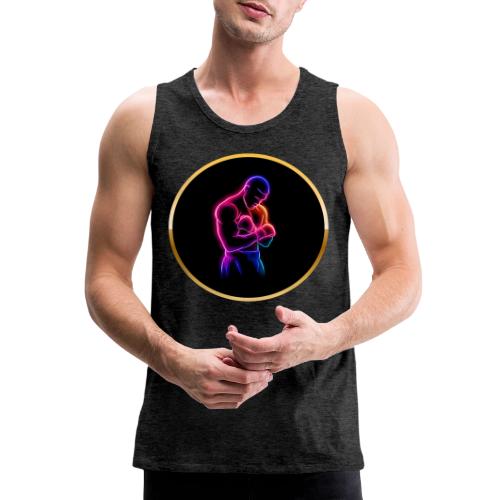 Boxing: Neon Power Guard - Men's Premium Tank