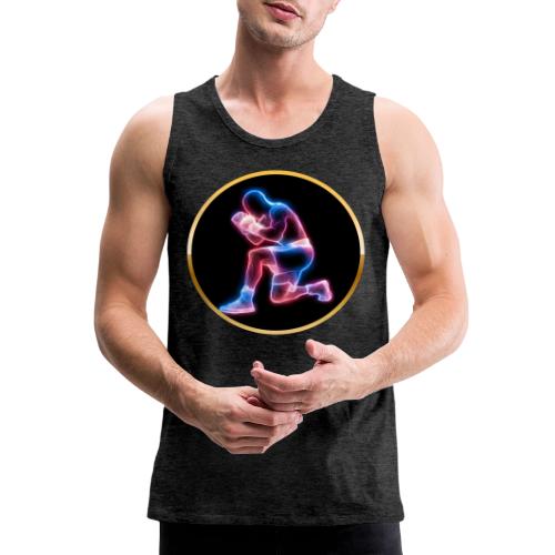 Neon Boxing Focus - Men's Premium Tank