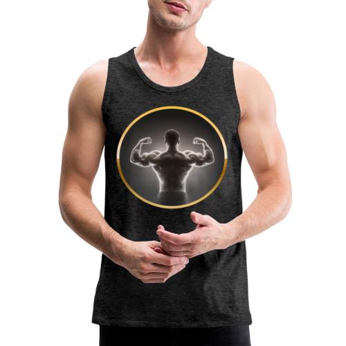 Bodybuilding: Neon Strength Frame - Men's Premium Tank