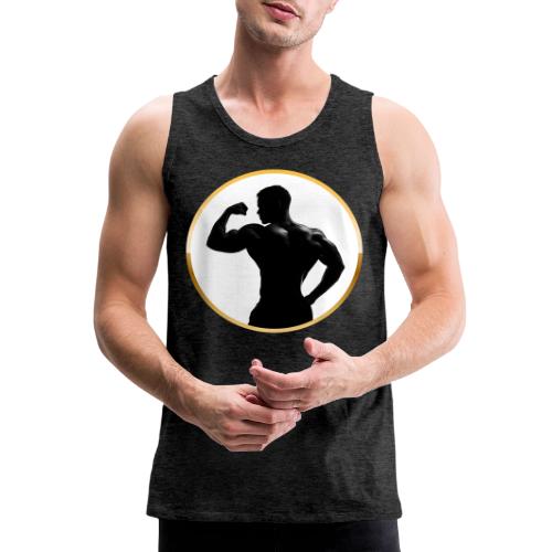 Bodybuilder: Classic Flex Emblem - Men's Premium Tank