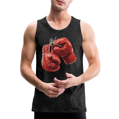 Boxing: Hanging Gloves Icon - Men's Premium Tank