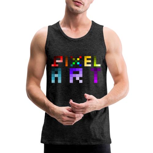 Pixel Art Spectrum - Men's Premium Tank