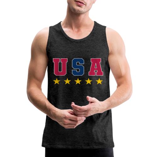 USA Varsity Stars - Men's Premium Tank