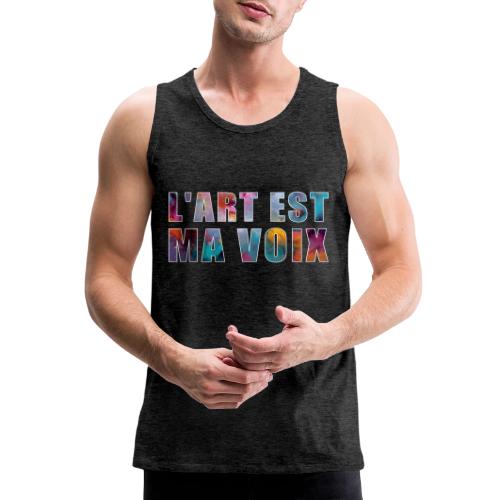 Art is my voice - Men's Premium Tank