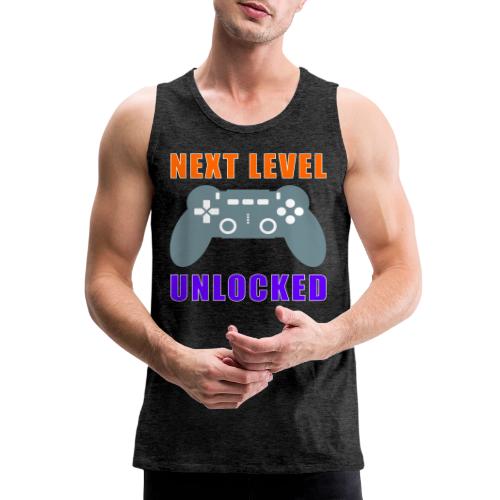 Next Level Unlocked Gamer Design - Men's Premium Tank