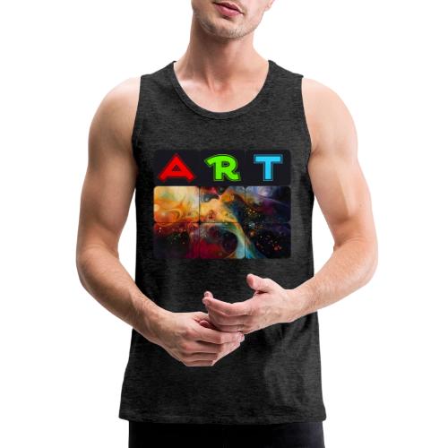 Waves of Art - Men's Premium Tank