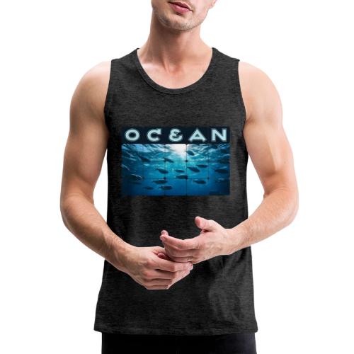 Ocean: Silver Tide - Men's Premium Tank