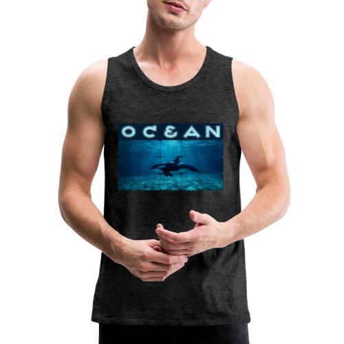 Ocean: Orca in Motion - Men's Premium Tank