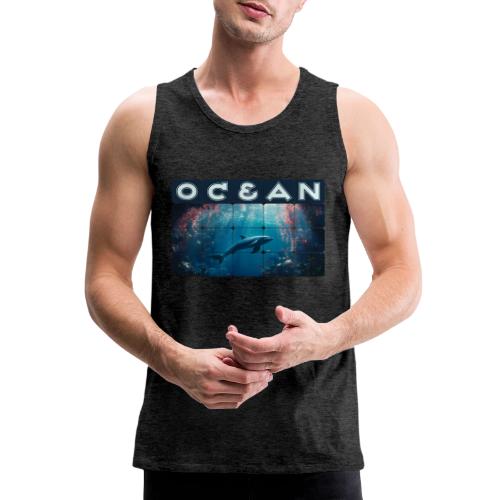 Ocean: Blue Grace - Men's Premium Tank