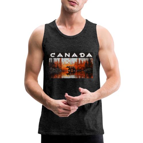 Canada Wilderness Art - Men's Premium Tank