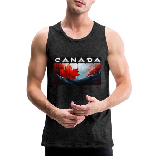 Canada Icon in Color - Men's Premium Tank