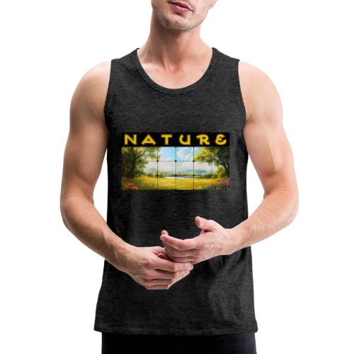 Nature: Summer Fields - Men's Premium Tank