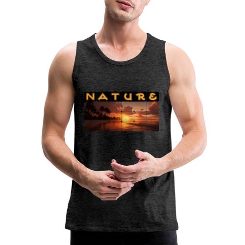 Nature: Sunset Serenity - Men's Premium Tank