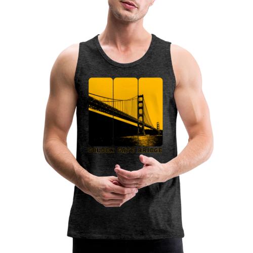 Golden Gate Bold Icon - Men's Premium Tank