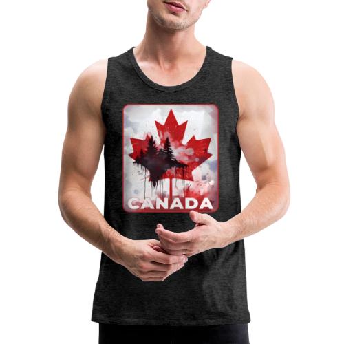 Canada's Maple Leaf Pride - Men's Premium Tank