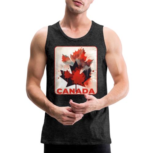 Canada Inked Leaf - Men's Premium Tank