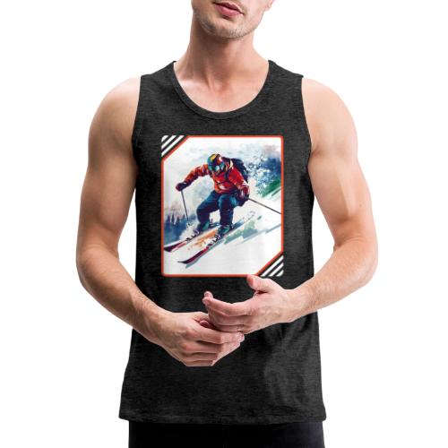 Skiing is Life - Men's Premium Tank