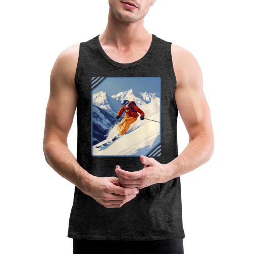 Mountain Skiing Vibes - Men's Premium Tank