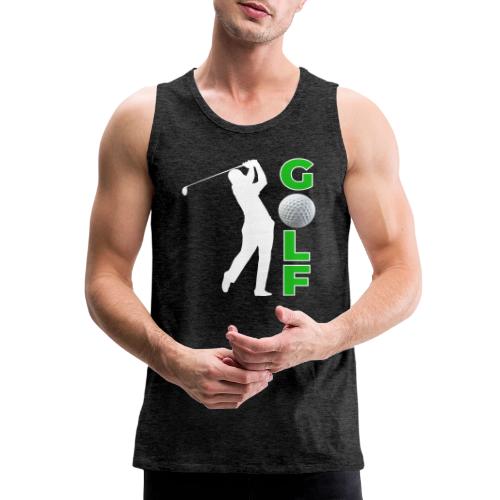 Golf: Classic Golf Motion - Men's Premium Tank