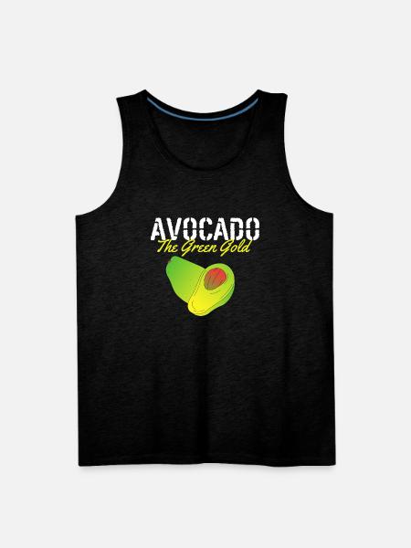 Avocado The Green Gold - Men's Premium Tank - charcoal grey