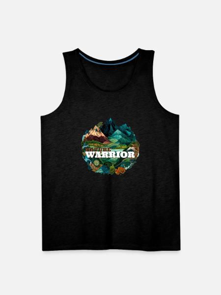 Guardian of the Forest - Men's Premium Tank - charcoal grey