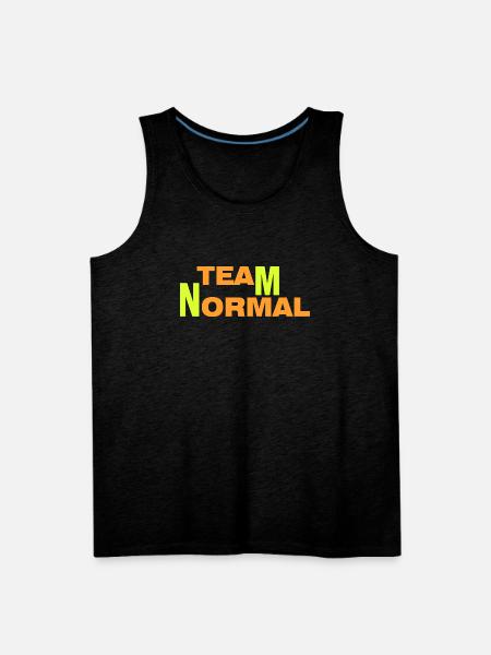TEAM NORMAL - Men's Premium Tank - charcoal grey