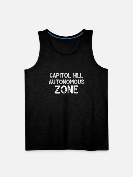 Capitol Hill Autonomous Zone - Men's Premium Tank - charcoal grey