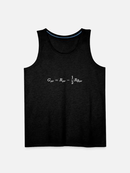 Tensor Of General Relativity - Men's Premium Tank - charcoal grey