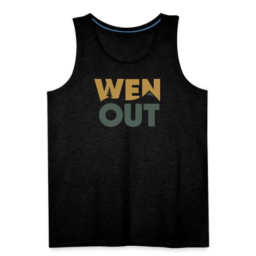 WenOut Logo (dark) - Men's Premium Tank