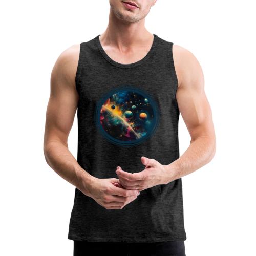 Painted Planetscape - Men's Premium Tank