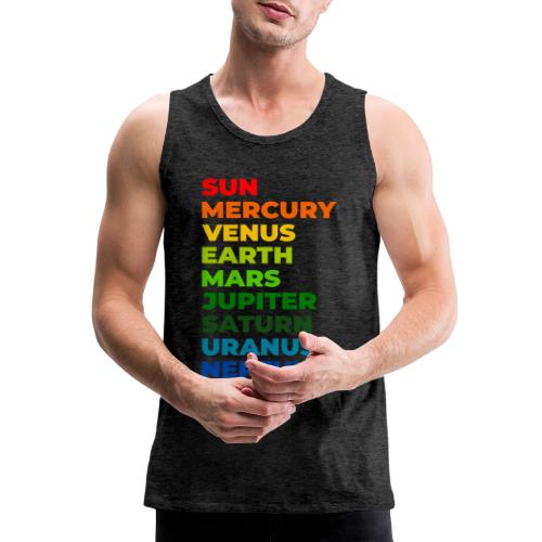Color the solar system - Men's Premium Tank
