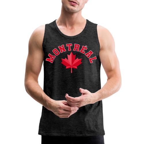 Montréal with maple leaf - Men's Premium Tank