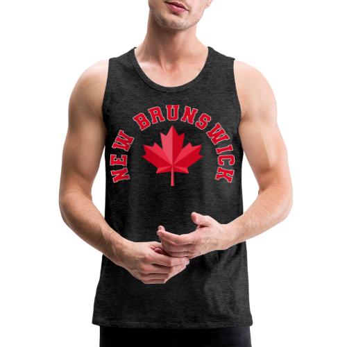 New Brunswick with maple leaf - Men's Premium Tank