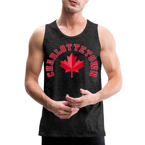 Charlottetown with maple leaf - Men's Premium Tank