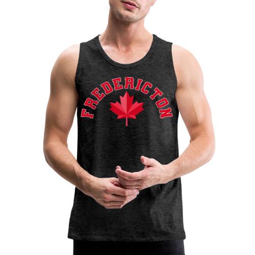 Fredericton with maple leaf - Men's Premium Tank
