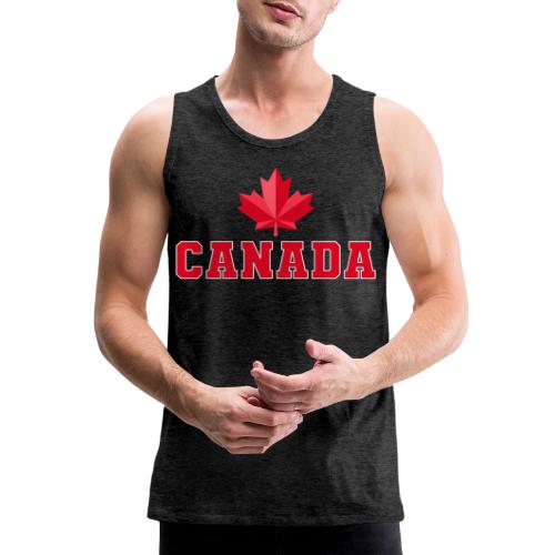 Canada with a maple leaf - Men's Premium Tank