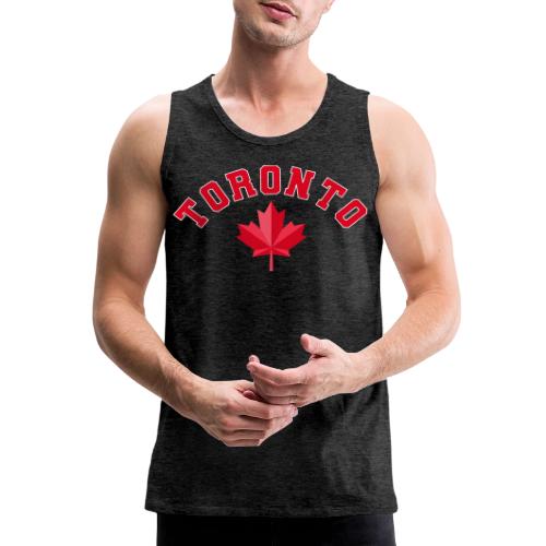 Toronto with maple leaf - Men's Premium Tank