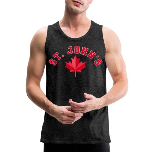 St. John's with maple leaf - Men's Premium Tank