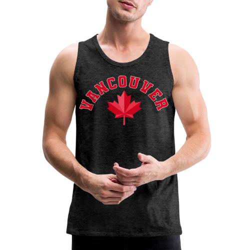 Vancouver with maple leaf - Men's Premium Tank