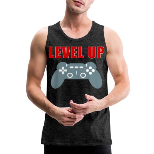 Level Up Gamer Controller Apparel - Men's Premium Tank