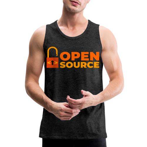 Open Source: Code is Freedom - Men's Premium Tank