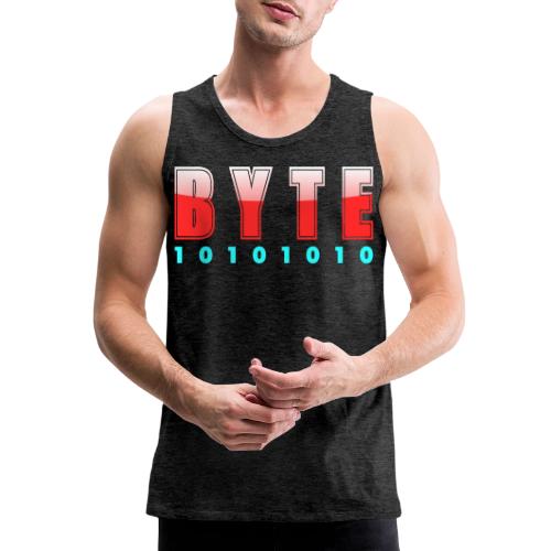 BYTE Binary Code Design - Men's Premium Tank
