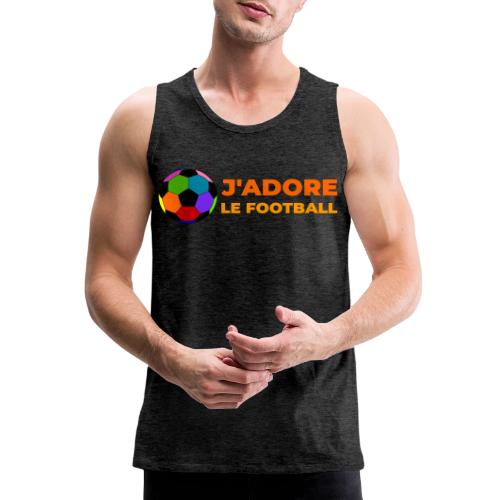 I love football - Men's Premium Tank