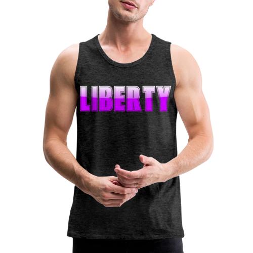 Liberty Typography Graphic Design - Men's Premium Tank